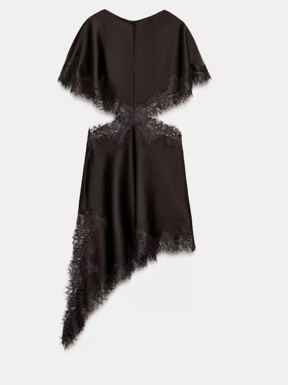 Zara NWT cut out lace dress brown 5919/213 - Picture 8 of 14